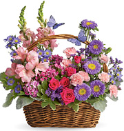 Country Basket of Blooms