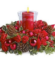 Christmas By Candlelight Centerpiece