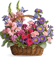 Country Basket of Blooms