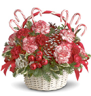 The Candy Cane Basket