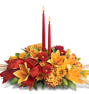 Autumn Candle Centerpiece